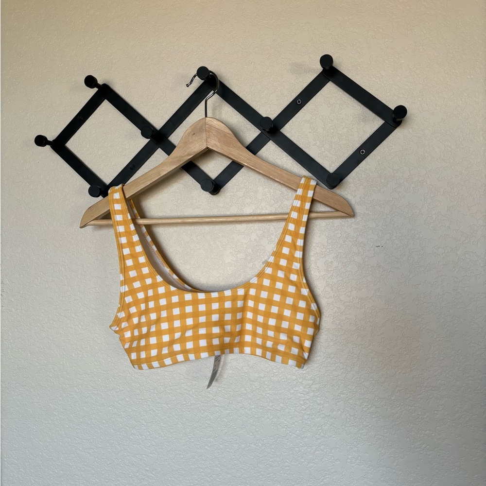 FOREVER 21 | Yellow Gingham Bikini Top